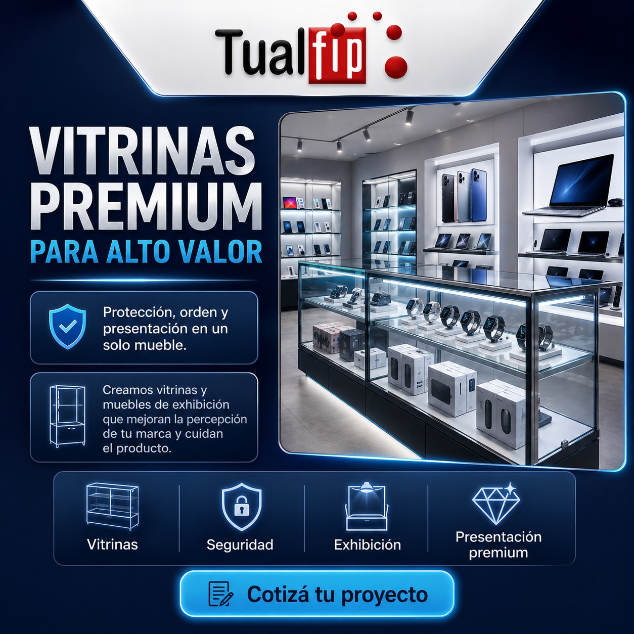 Vitrinas premium